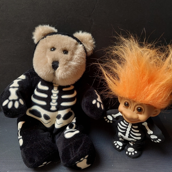 Starbucks halloween skeleton 2004 bear plush - Picture 5 of 5